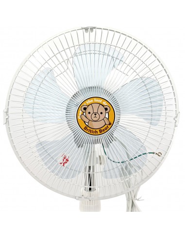 英國熊12吋3D立體循環 扇-牛皮盒