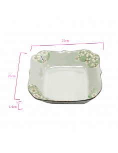 手造8.25吋荷口櫻花盤3入 2