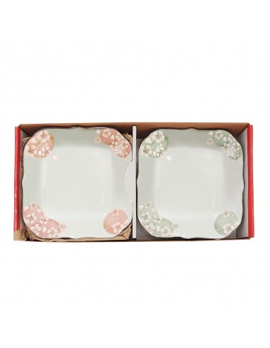 手造8.25吋荷口櫻花盤3入