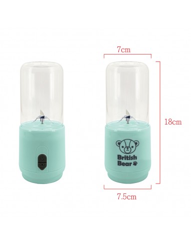 英國熊玻璃隨身果汁機-320ml二代