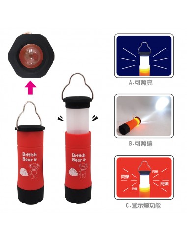 英國熊伸縮兩用手電筒(盒裝)