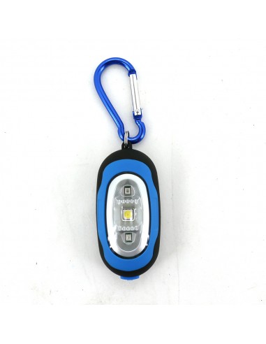 英國熊三段LED燈鑰匙圈-二代