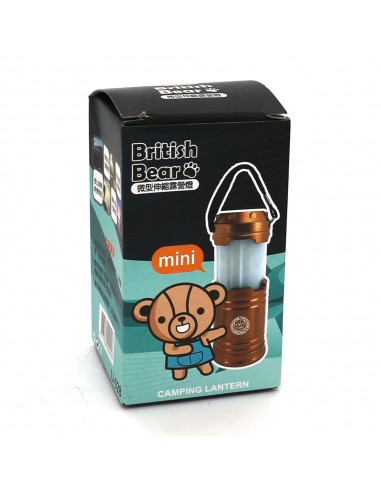 英國熊微型伸縮露營燈-(盒裝)