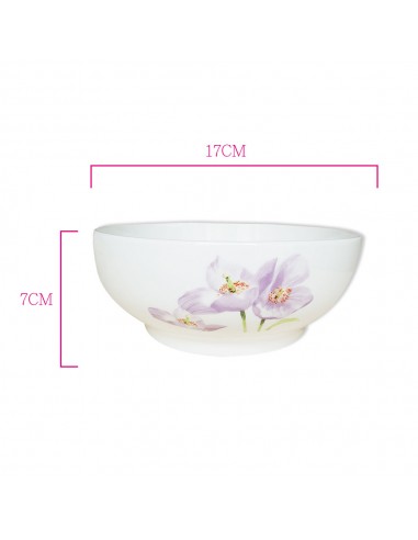 桔梗花7"拉麵碗1入