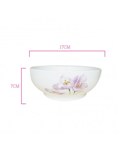 桔梗花7"拉麵碗2入