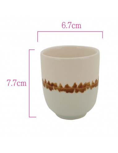 松村窯手繪雙色茶具組