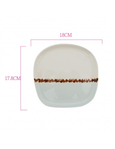 松村窯手繪雙色茶具組