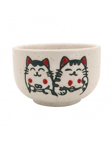 松村窯招財貓1壺4杯