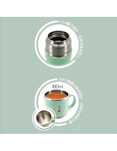 英國熊不鏽鋼真空分享瓶550ml-綠