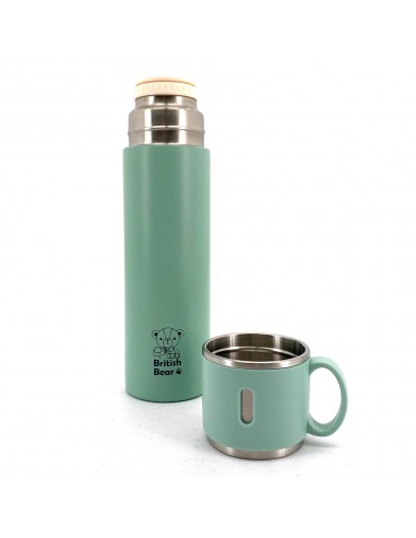 英國熊不鏽鋼真空分享瓶550ml-綠