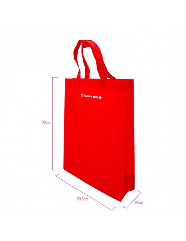 英國熊直式不織布袋