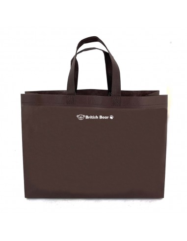 英國熊橫式不織布袋