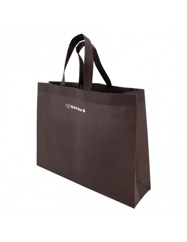 英國熊橫式不織布袋