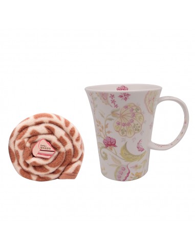 歐風典雅高杯+蛋糕造型毯 (精裝長盒)