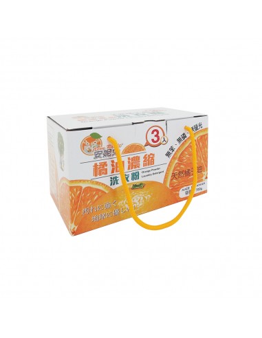 安妮兔橘油濃縮洗衣粉700g-3入禮盒