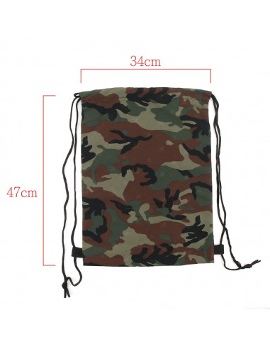 英國熊迷彩束口背包(PP袋)