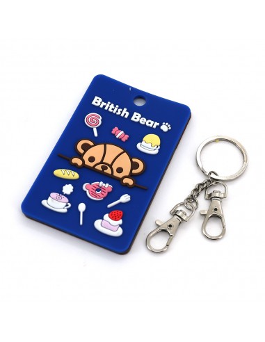 英國熊票卡夾-藍 (PP袋)