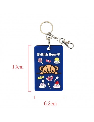 英國熊票卡夾-藍 (PP袋)