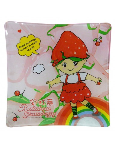 彩虹莓玻璃盤