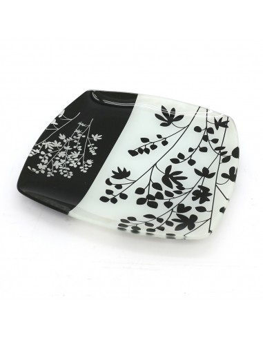 蘭藺草強化玻璃盤(中)