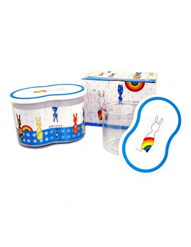 丹尼兔花生造型密封罐2入 (盒裝)