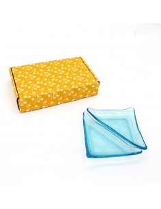 趣味造型玻璃盤組-2入 2