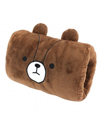 英國熊暖手抱枕-棕(PP袋)