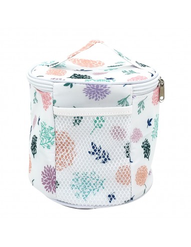 圓筒保鮮提袋二層附網-花草  (PP袋)