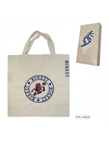猴子綿布環保袋-PP袋 (6OZ)