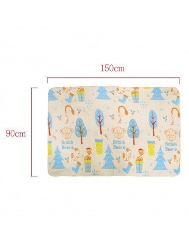 英國熊冷氣毯90*150-童話版(PP袋)
