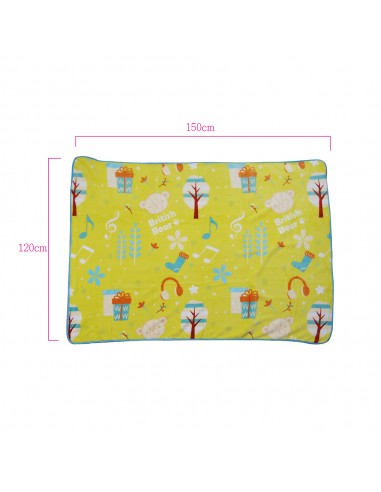 英國熊法蘭絨毯 120*150 (盒裝)