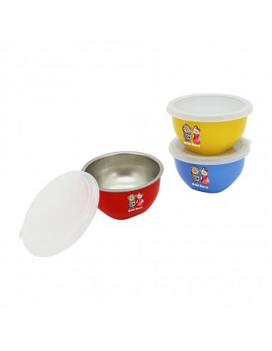 英國熊台製不鏽鋼隔熱蓋碗附匙1入(盒裝)