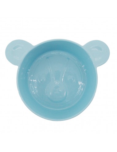 英國熊可愛造型碗5吋(色土瓷)(盒裝)