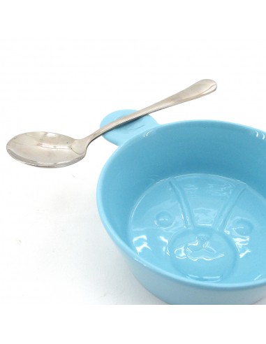 英國熊可愛造型碗5吋(色土瓷)(盒裝)