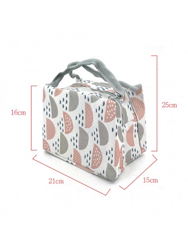 北歐風手提保溫保冷袋-半圓