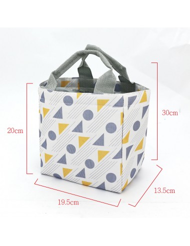 北歐風束口保溫保冷袋-幾何