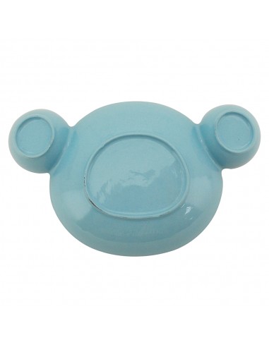 英國熊可愛造型盤 (色土瓷)(盒裝)