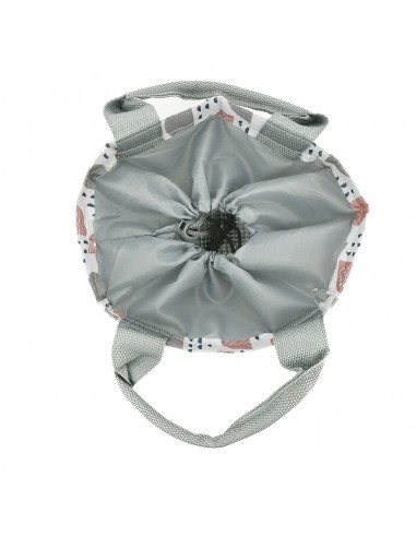 北歐風束口保溫保冷袋-半圓