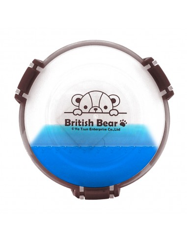 英國熊圓形密扣保鮮盒 三入-盒裝