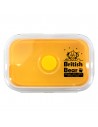 英國熊矽膠折疊保鮮盒 600ML黃