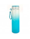 英國熊彩虹玻璃瓶420ml-藍(盒裝)