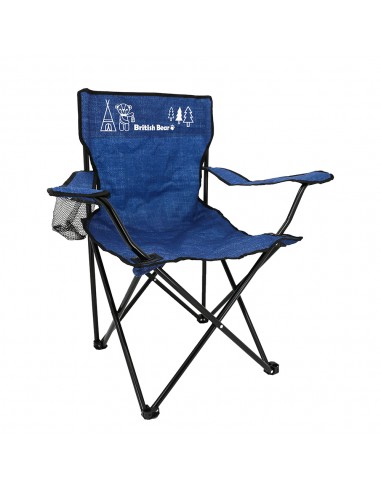 英國熊丹寧風摺疊椅