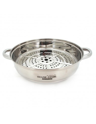 鍋霸34CM不鏽鋼蒸煮妙手鍋-舞蝶翩翩