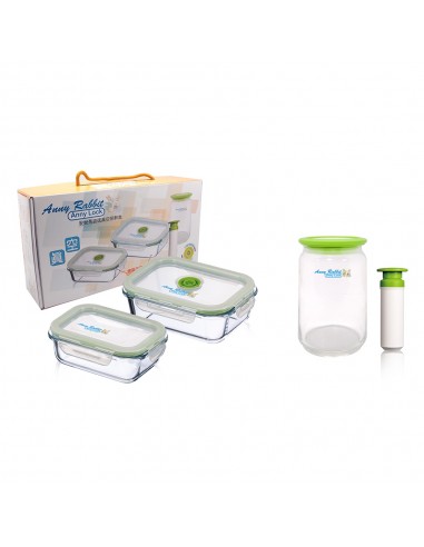 安妮兔真空玻璃保鮮組 PV7V6F3