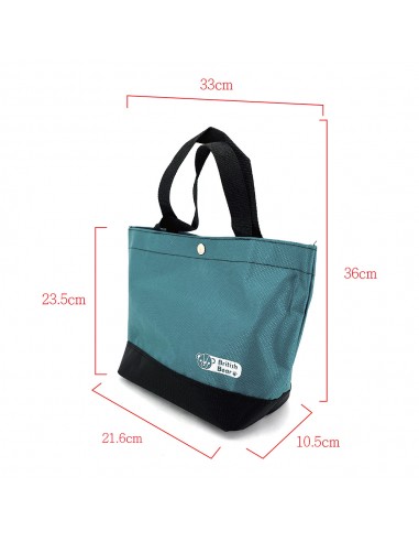 英國熊中型水餃包-藍綠 (PP袋)