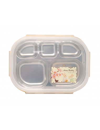 安妮兔5分格密封餐盤