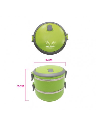 安妮兔雙層組合便當盒