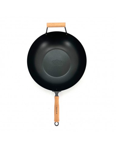 英國熊台製36cm不沾炒鍋附蓋