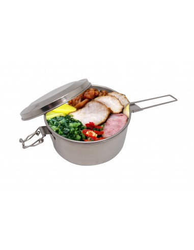 鍋霸14cm單把不鏽鋼便當盒