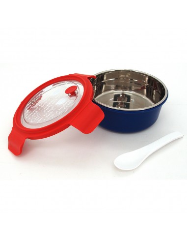 英國熊圓形不鏽鋼密封便當盒-700ML